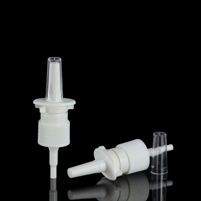 Precio de fábrica Pulverizador de niebla fina 18/410 Pulverizador de plástico de 18 mm Pulverizador nasal recargable para respiración médica y fácil
