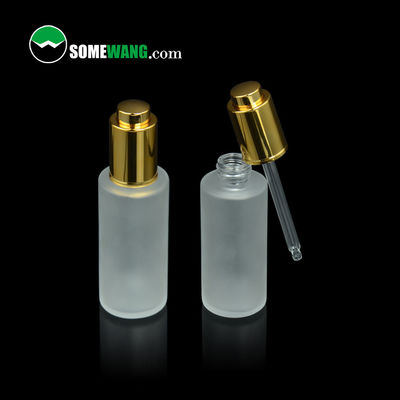 Botella de vidrio del suero del ojo del OEM 15ml 50ml que limpia las botellas de aceite esencial 40ml