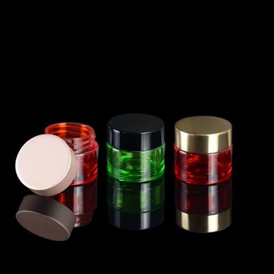 tarro poner crema blanco del tarro cosmético de 15ml PETG para el empaquetado poner crema del cosmético del cuidado de piel