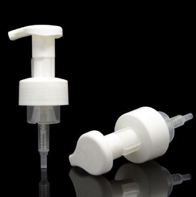 envase cosmético blanco claro de piel de 40m m del cuidado de la espuma del jabón de la botella de lujo de la bomba