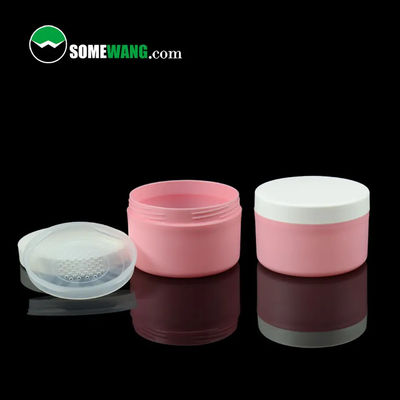 Maquillaje flojo compacto vacío PP cosméticos del envase de polvo que empaqueta el tarro