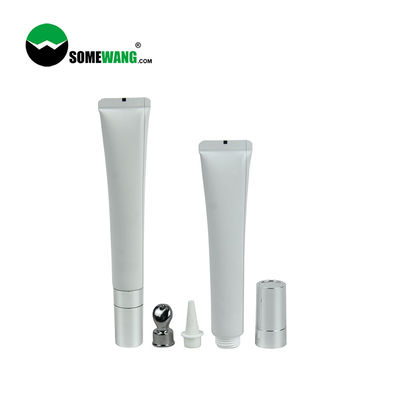 tubo plástico de la crema del ojo de 15ml ABL con el aplicador del masaje para el empaquetado cosmético