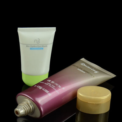 Tubo oval plano de empaquetado de la loción de mano del tubo cosmético de encargo