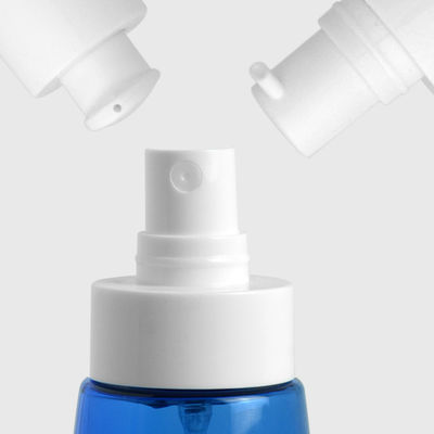 Botella cosmética azul de 30ml 60ml 80ml PETG