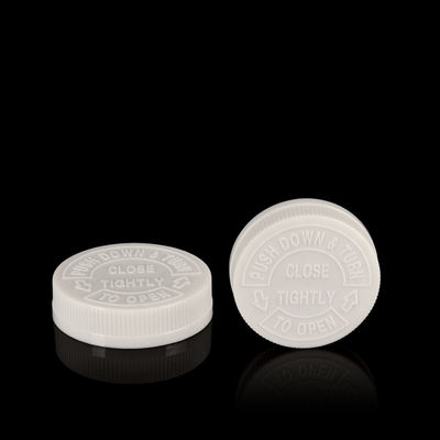 Cuello plástico resistente de las tapas 52m m 70m m 89m m del top de la botella de la cápsula del niño del tornillo