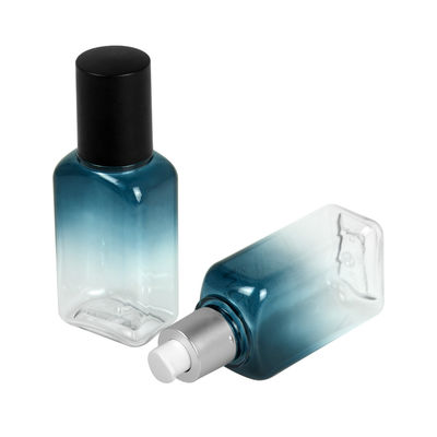 botellas plásticas vacías del cuadrado de 60ml 100ml 120ml para la botella del suero de la loción con la bomba