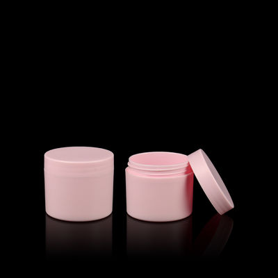 El cosmético biodegradable blanco de lujo doble del tarro 50g 100g 150g de la crema de los PP de la pared sacude el ODM