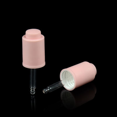 Casquillos blancos de dispensación de 20/410 dropper de la cápsula del dropper plástico del nitrilo para el aceite esencial