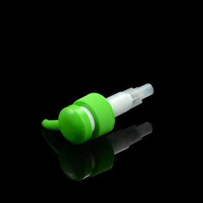 Bomba vacía del dispensador de la loción del cuarto de baño 4cc del verde 32/410 para el champú