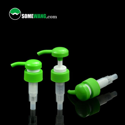 Bomba vacía del dispensador de la loción del cuarto de baño 4cc del verde 32/410 para el champú