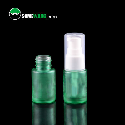 Botella plástica del suero de la botella de vidrio del aceite esencial del ANIMAL DOMÉSTICO con el vidrio del dropper interno