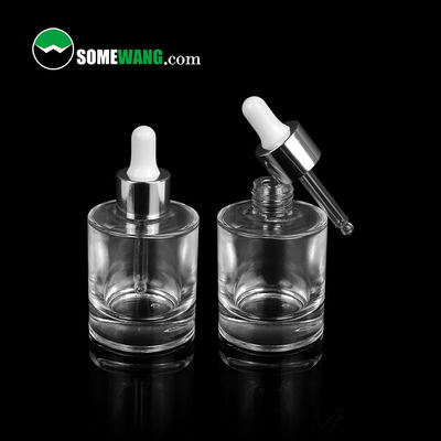 envase del aceite esencial 50ml alrededor de la botella de aluminio de cristal del suero del ojo del dropper