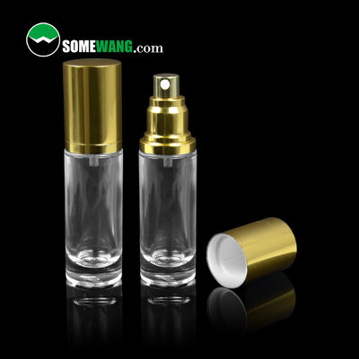 ANIMAL DOMÉSTICO Amber Frosted Dropper Bottles cosmética del envase del aceite esencial de 30ml 60ml