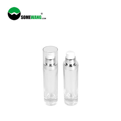 ANIMAL DOMÉSTICO Amber Frosted Dropper Bottles cosmética del envase del aceite esencial de 30ml 60ml