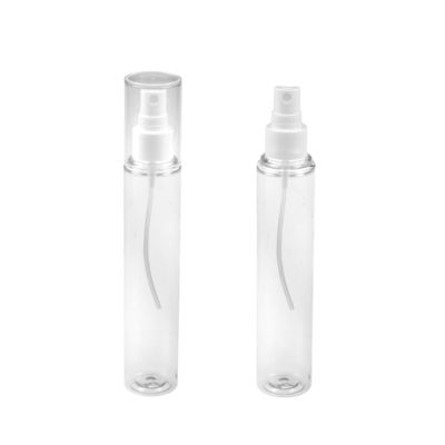 botella plástica transparente grande de la cubierta 100ml de la botella plana del animal doméstico del cilindro de 106m m