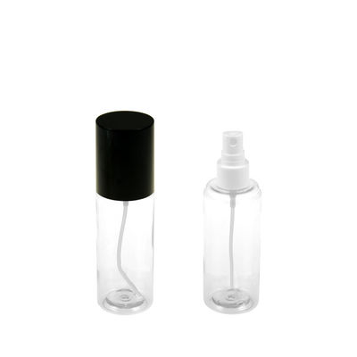 botella plástica transparente grande de la cubierta 100ml de la botella plana del animal doméstico del cilindro de 106m m