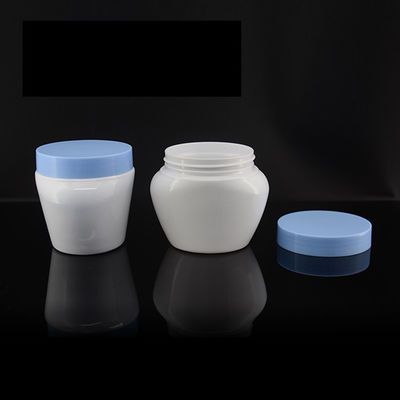 El plástico helado de electrochapado del ANIMAL DOMÉSTICO sacude el tarro reciclable de la crema del cuidado de piel 50ml
