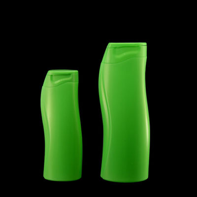 botella vacía del dispensador de Flip Top Shampoo And Conditioner de la botella del champú del verde 400ml