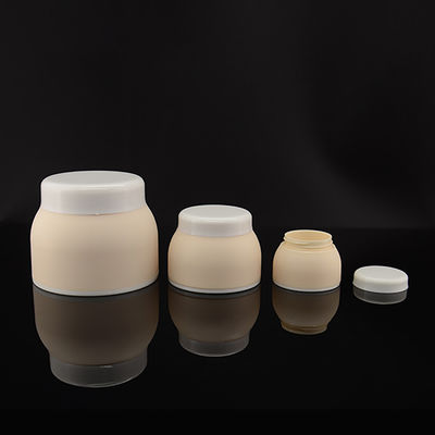 30ml 50ml 100ml PP vacíos baten los tarros libres en forma de cuenco del plástico transparente del tarro BPA con las tapas