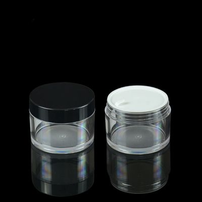 etiquetado de empaquetado cosmético del tarro de la crema del tarro de 55m m 100ml PETG