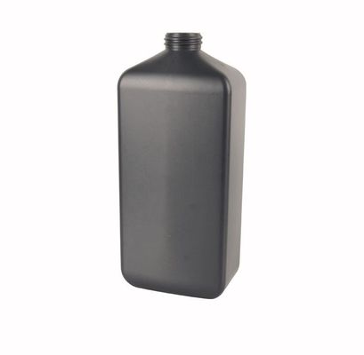 botella cuadrada plana de la bomba del cuidado de piel del HDPE de la botella cosmética de 950ml 32/410 PE