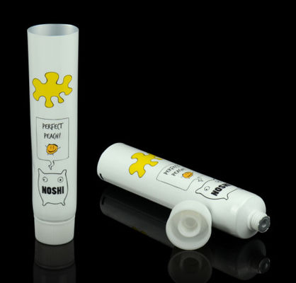 tubos cosméticos vacíos del apretón ABL del tubo comprensible de 25ml con el tapón de tuerca