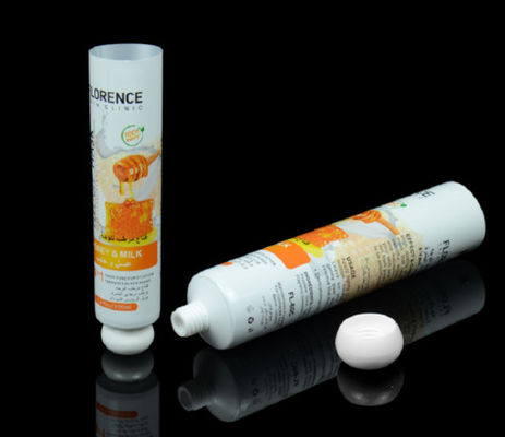 100ml en offset la impresión del tubo laminado barrera de aluminio vacía de la crema de la mano del tubo de ABL
