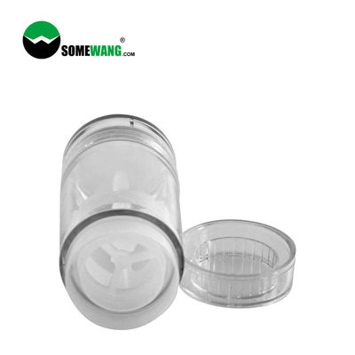 Claro cilíndrico del palillo de desodorante del OEM 65ml del ODM COMO botella 65g para la fragancia del cuerpo