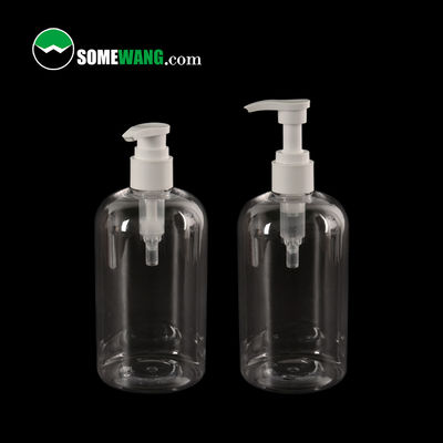 botella plástica del ANIMAL DOMÉSTICO de la ducha del champú 100ml/200ml/500ml con el empaquetado del cosmético del rociador de la bomba