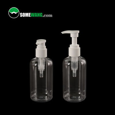 botella plástica del ANIMAL DOMÉSTICO de la ducha del champú 100ml/200ml/500ml con el empaquetado del cosmético del rociador de la bomba