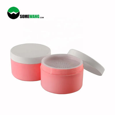 Maquillaje flojo compacto vacío PP cosméticos del envase de polvo que empaqueta el tarro