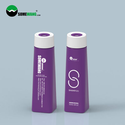 Botella hermética modificada para requisitos particulares 250ml del apretón del champú de la botella cosmética del PE