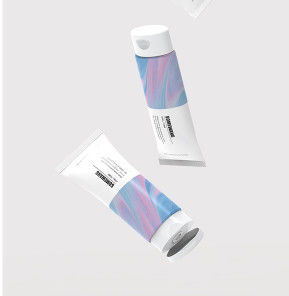 rollo plástico de 35ml 50ml 100ml el solo en los tubos pela el empaquetado de los cosméticos del cuidado