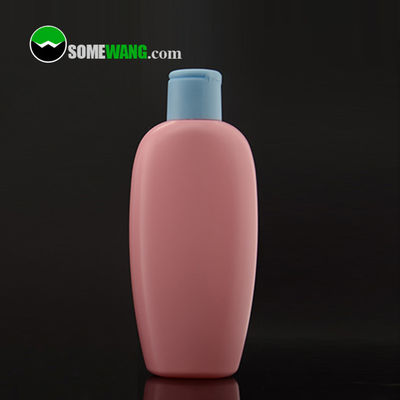 La botella plana 100ml 138ml 200ml del PE modificó la botella para requisitos particulares cosmética