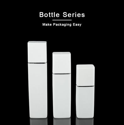 botella de 300ml 400ml 500ml PE con la botella externa del champú de la cubierta