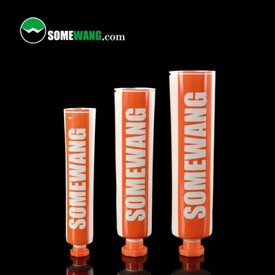 tubo plástico de 40ml 60ml 90ml ABL con el tapón de tuerca para la crema de la protección solar de la crema dental