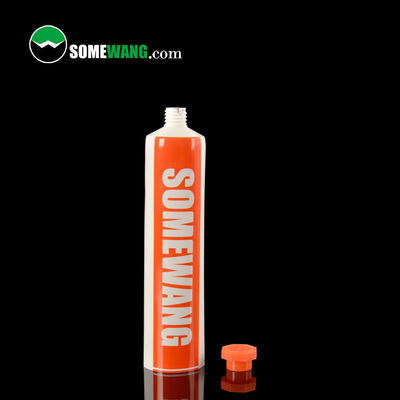 tubo plástico de 40ml 60ml 90ml ABL con el tapón de tuerca para la crema de la protección solar de la crema dental