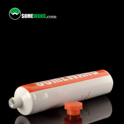 tubo plástico de 40ml 60ml 90ml ABL con el tapón de tuerca para la crema de la protección solar de la crema dental