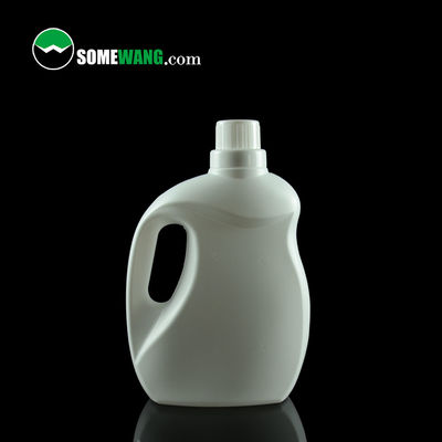 El PE plástico modificó la botella de gran tamaño del detergente para ropa para requisitos particulares 2L del color con el tapón de tuerca