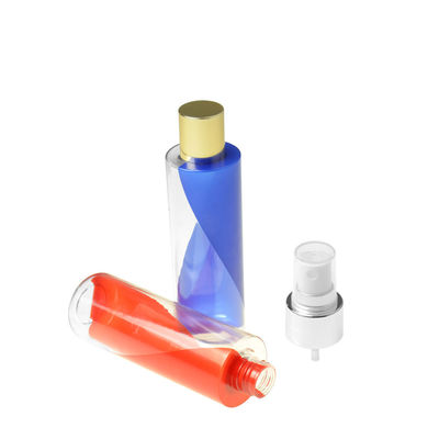 Botella plástica 200ml de la loción de la botella cosmética de encargo vacía dual del color PETG